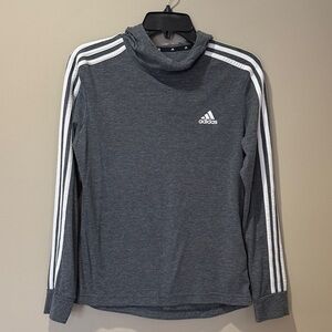 Adidas long sleeve tshirt/hoodie, small